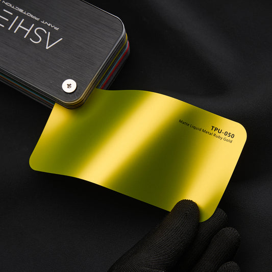 TPU-050 Matte Liquid Metal Ruby Gold