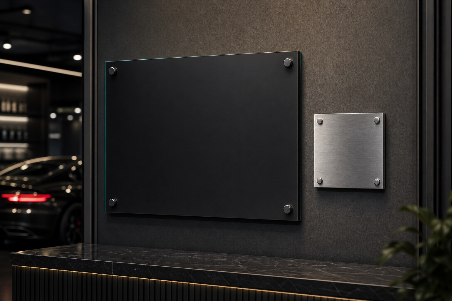 Installer and shop certification display plaques